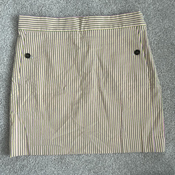 NWT Seersucker J. Crew skirt - Picture 1 of 2